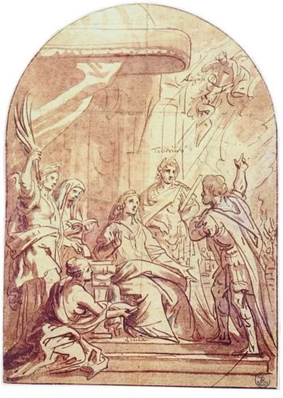 L'apoteosi dell'imperatore Augusto fu proclamata alla moglie Livia e al figlio Tiberio